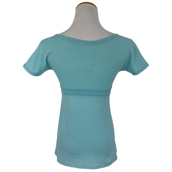 Vtg Y2K Hollister Babydoll Top | Coquette Grunge Fairy Soft Girl Alt 90s Coastal - Picture 10 of 16